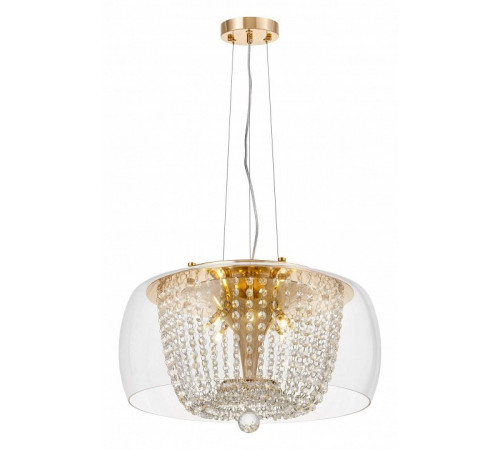 Подвесная люстра Lumina Deco Disposa LDP 7018-500 PR+F.GD