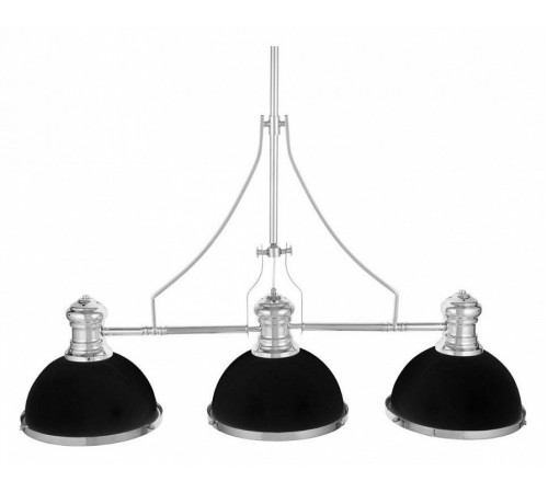 Подвесная люстра Lumina Deco Ettore LDP 710-3 BK+CHR Подвесная люстра Lumina Deco Ettore LDP 710-3 BK+CHR