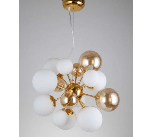 Подвесная люстра Lumina Deco Galaksida LDP 8565-10/16 GD+TEA
