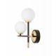 Бра Lumina Deco Marsiada LDW 6033N-2 BK+FGD