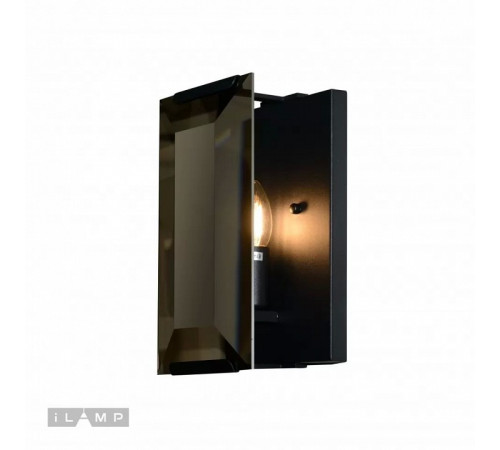 Настенный светильник iLamp Panorama 10090/1W BK Настенный светильник iLamp Panorama 10090/1W BK