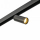 Трековый магнитный светильник Myfar Ray MT0220-12W3K-B