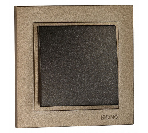 Выключатель одноклавишный Mono Electric Despina-Larissa 10А 250В графит 500-002025-100 Выключатель одноклавишный Mono Electric Despina-Larissa 10А 250В графит 500-002025-100