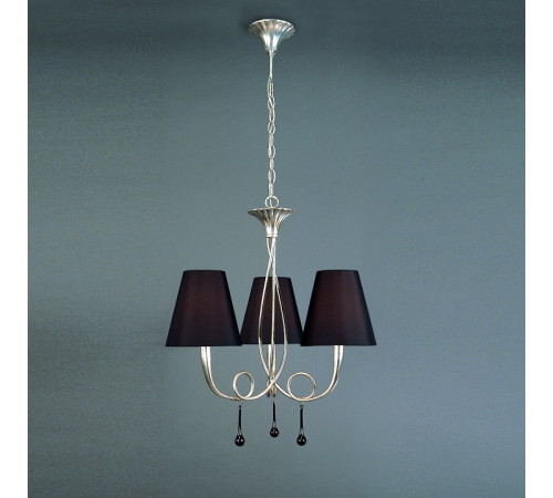 Подвесная люстра Mantra Paola Painted Silver 3532 Подвесная люстра Mantra Paola Painted Silver 3532