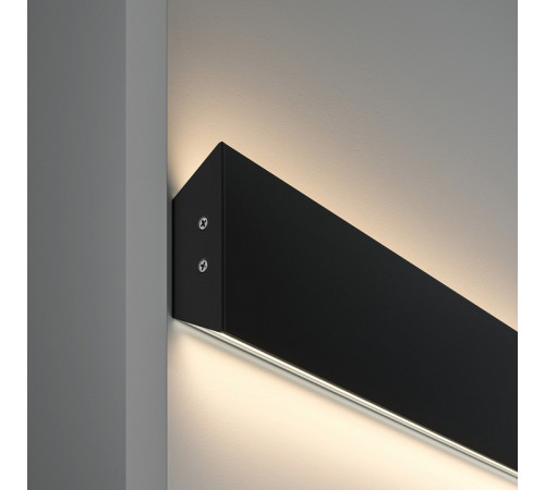 Алюминиевый профиль Maytoni Led strip ALM-1848-B-2M Алюминиевый профиль Maytoni Led strip ALM-1848-B-2M
