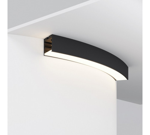 Радиусный профиль Maytoni Led strip ALM-3535R-B-D-45°-0.8M Радиусный профиль Maytoni Led strip ALM-3535R-B-D-45°-0.8M