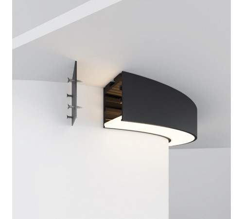 Радиусный профиль Maytoni Led strip ALM-3535R-B-D-90°-0.3M Радиусный профиль Maytoni Led strip ALM-3535R-B-D-90°-0.3M