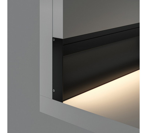 Алюминиевый профиль Maytoni Led strip ALM-8018-B-2M Алюминиевый профиль Maytoni Led strip ALM-8018-B-2M