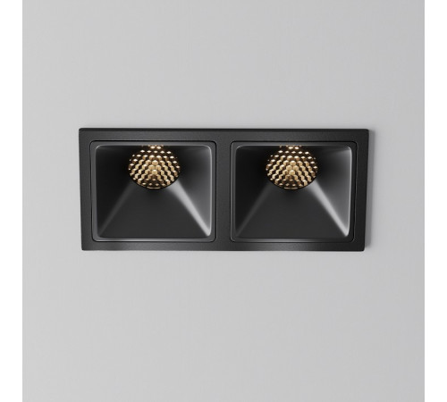Встраиваемый светильник Maytoni Alfa Led Downlight DL043-02-10W3K-SQ-B-1 Встраиваемый светильник Maytoni Alfa Led Downlight DL043-02-10W3K-SQ-B-1