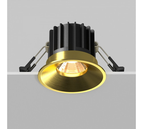 Встраиваемый светильник Maytoni Round DL058-12W3K-TRS-BS Встраиваемый светильник Maytoni Round DL058-12W3K-TRS-BS