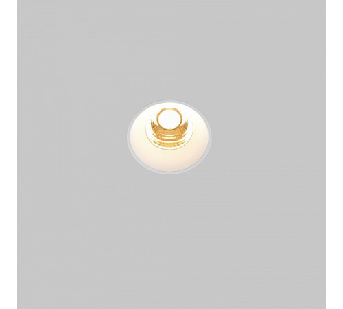 Встраиваемый светильник Maytoni Round DL058-7W2.7K-TRS-W