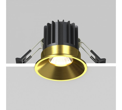 Встраиваемый светильник Maytoni Round DL058-7W4K-TRS-BS Встраиваемый светильник Maytoni Round DL058-7W4K-TRS-BS