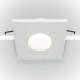 Встраиваемый светильник Maytoni Technical Stark DL083-01-GU10-SQ-W