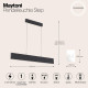 Подвесной светильник Maytoni Step P010PL-L23B4K