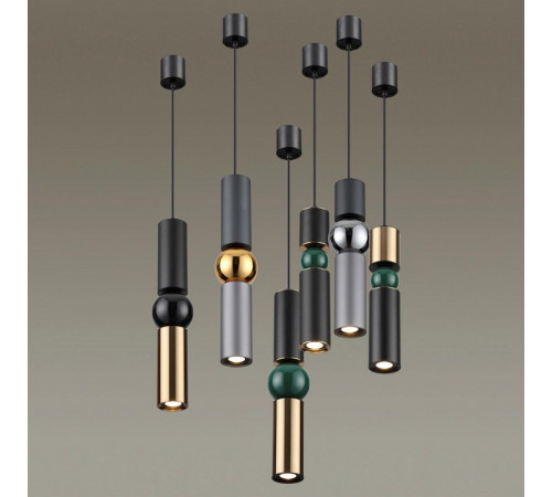 Подвесной светодиодный светильник Odeon Light Sakra 4073/5L