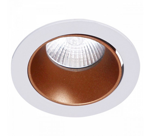 Точечный светильник Reluce 16085-9.0-001PT MR16 WT+ROSE GD Точечный светильник Reluce 16085-9.0-001PT MR16 WT+ROSE GD