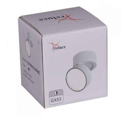Накладной спот Reluce 53168-9.5-001MZ GX53 WT Накладной спот Reluce 53168-9.5-001MZ GX53 WT