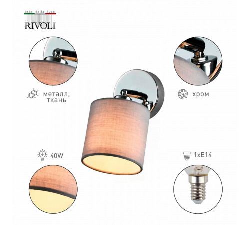 Спот Rivoli Perlita 7058-701 Б0055008