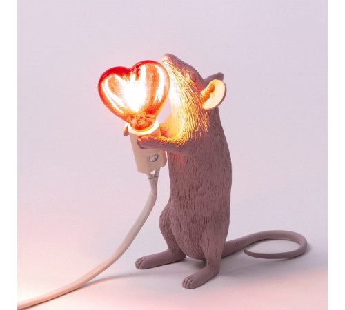 Настольная лампа Seletti Mouse Lamp 15220SV Настольная лампа Seletti Mouse Lamp 15220SV