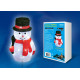 Фигура снеговик Uniel ULD-M1827-030/STA WHITE IP20 SNOWMAN-3 11034