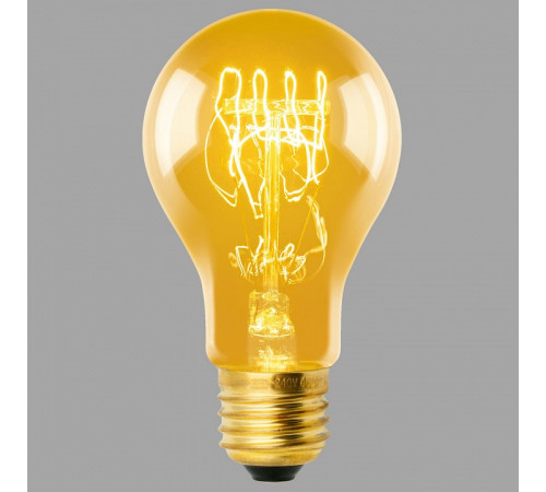 Лампа накаливания (UL-00000476) Uniel E27 60W золотистая IL-V-A60-60/GOLDEN/E27 SW01