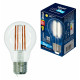 Лампа светодиодная филаментная (UL-00002626) Uniel E27 10W 4000K прозрачная LED-A60-10W/NW/E27/CL PLS02WH