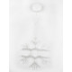 Подвесной светодиодный светильник «Снежинка» Uniel (UL-00007251) ULD-H1819-012/STA/3AAA Warm White IP20 Snowflake