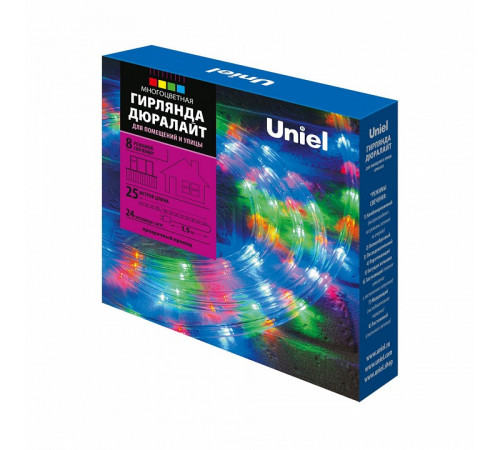 Дюралайт Uniel ULD-D50 25M/С08 IP44 MULTI UL-00008574 Дюралайт Uniel ULD-D50 25M/С08 IP44 MULTI UL-00008574