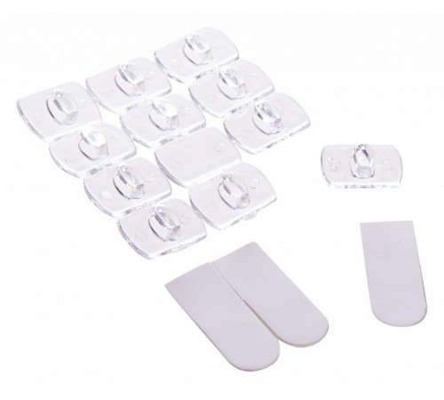 Крючки для монтажа гирлянд Uniel UCC-Y11 CLEAR 020 POLYBAG UL-00009937