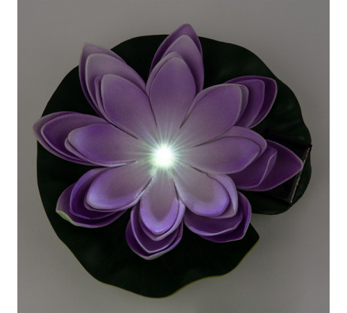 Светильник на солнечной батарее Uniel USL-S-828/PT060 PURPLE WATERLILY UL-00011601