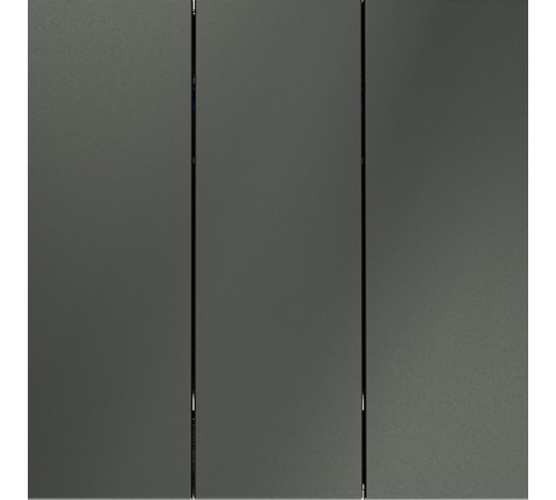 Выключатель трехклавишный Voltum S70 VLS030106