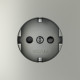 Розетка со шторками Voltum S70 VLS040205