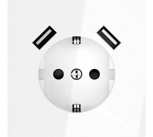 Розетка с USB, А+А Voltum S70 VLS040401 Розетка с USB, А+А Voltum S70 VLS040401