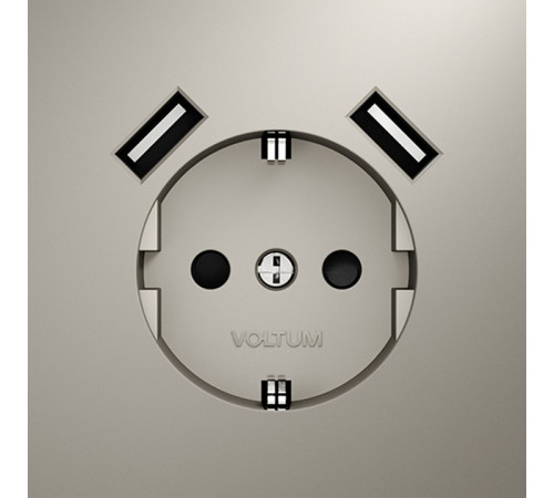 Розетка с USB, А+А Voltum S70 VLS040403 Розетка с USB, А+А Voltum S70 VLS040403