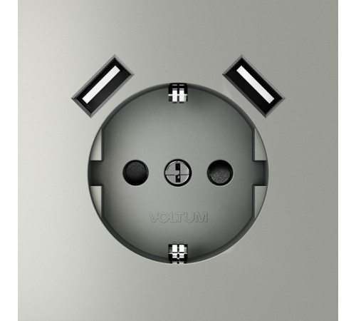 Розетка с USB, А+А Voltum S70 VLS040405 Розетка с USB, А+А Voltum S70 VLS040405