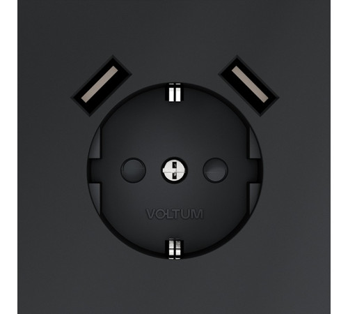 Розетка с USB, А+А Voltum S70 VLS040407 Розетка с USB, А+А Voltum S70 VLS040407