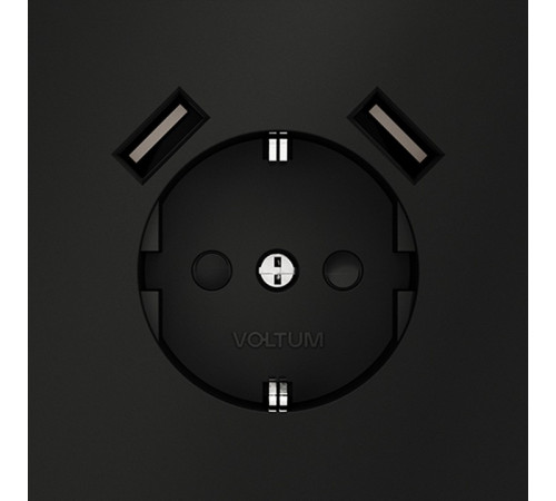 Розетка с USB, А+А Voltum S70 VLS040408 Розетка с USB, А+А Voltum S70 VLS040408
