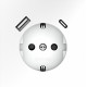 Розетка с USB, A+C Voltum S70 VLS040502