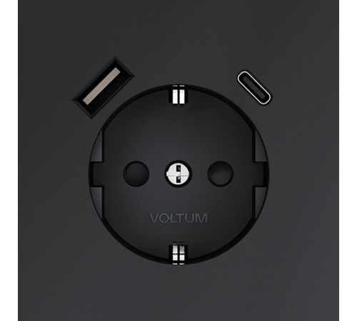Розетка с USB, A+C Voltum S70 VLS040507 Розетка с USB, A+C Voltum S70 VLS040507