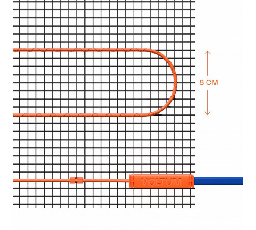 Нагревательный мат Voltum VLT01-200-6.0 Нагревательный мат Voltum VLT01-200-6.0