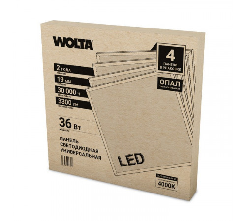 Светодиодная панель Wolta ULPD36W60-04-02 Светодиодная панель Wolta ULPD36W60-04-02