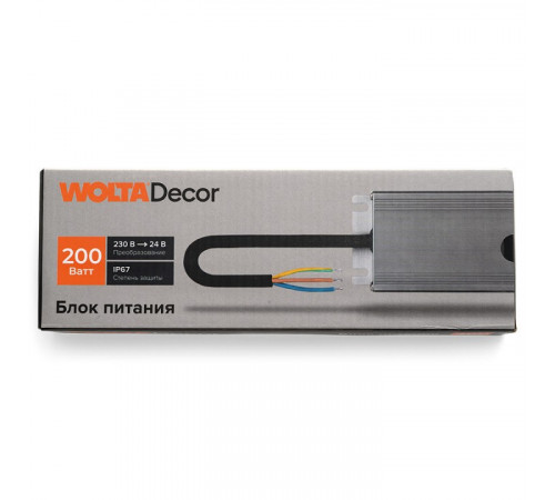 Блок питания Wolta WLD-200W/02-24V