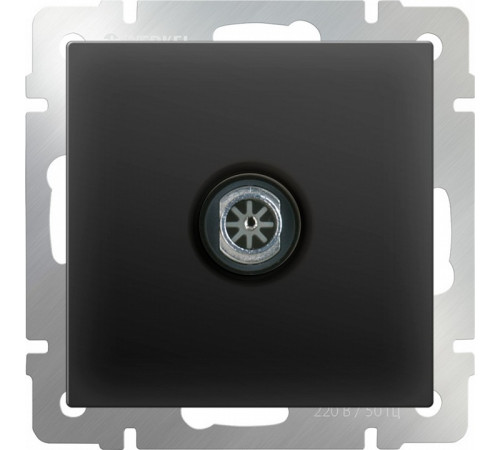 ТВ-розетка Werkel оконечная черный матовый W1183008 4690389157028