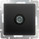 ТВ-розетка Werkel оконечная черный матовый W1183008 4690389157028