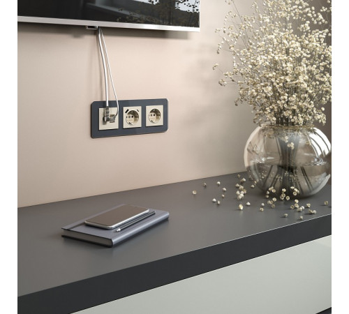 Розетка ТВ+Ethernet Werkel 4690389174476 W1181303 Розетка ТВ+Ethernet Werkel 4690389174476 W1181303
