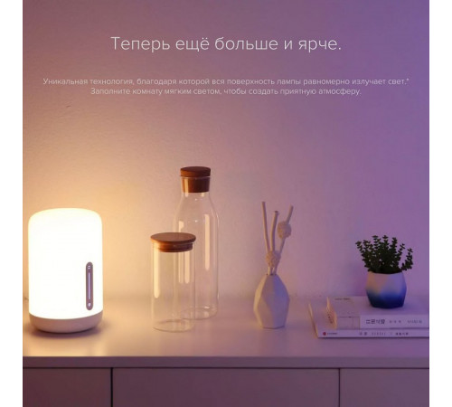 Умная настольная лампа Xiaomi Mi Bedside Lamp 2 MJCTD02YL (MUE4093GL) X22469 Умная настольная лампа Xiaomi Mi Bedside Lamp 2 MJCTD02YL (MUE4093GL) X22469
