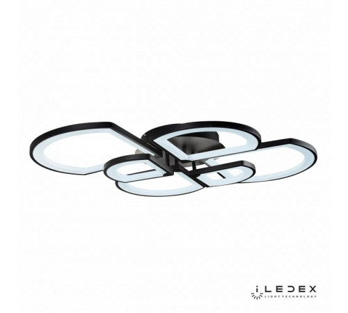 Потолочная светодиодная люстра iLedex River 6882/6 BK Потолочная светодиодная люстра iLedex River 6882/6 BK