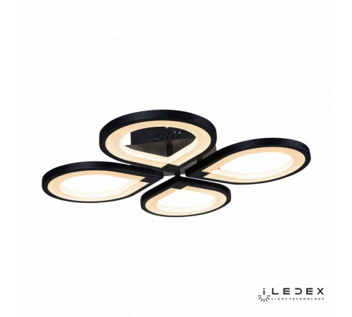 Потолочная светодиодная люстра iLedex Clover 6885/4 BK