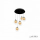 Подвесная светодиодная люстра iLedex Oblivion C4457-5R CR