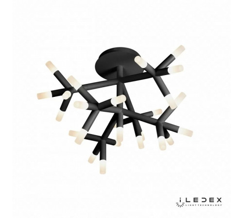 Потолочная светодиодная люстра iLedex Savage FS-017-X25 BK Потолочная светодиодная люстра iLedex Savage FS-017-X25 BK